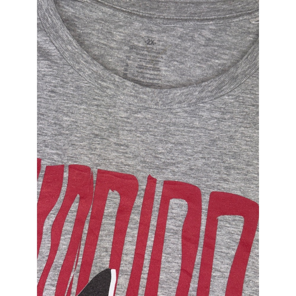 Mens Shark Graphic Print Short Sleeve Florida 2XL T-Shirt Casual Fashion Top XXL - Picture 2 of 3